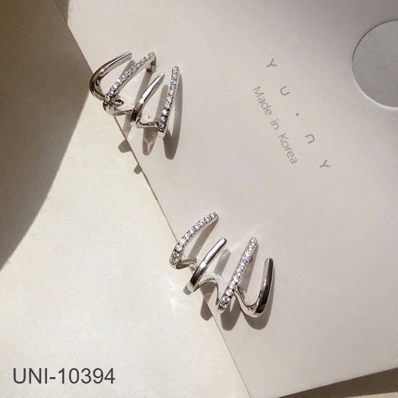 UNI-10394 - Multi Faux Silver - Earring