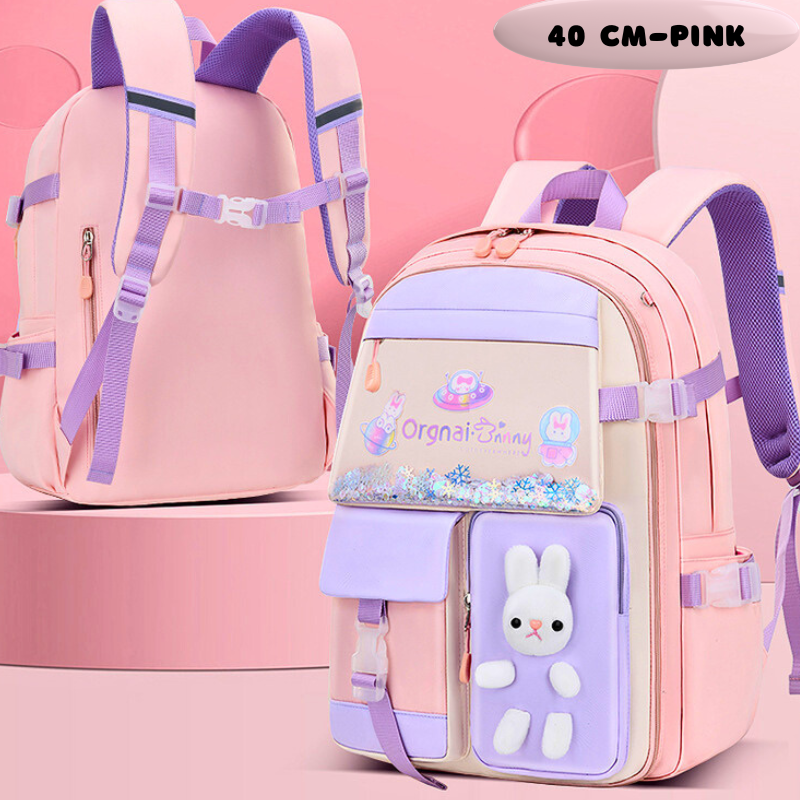 Bunny Backpack for School Girl - Grade 1 to 3 - image 6