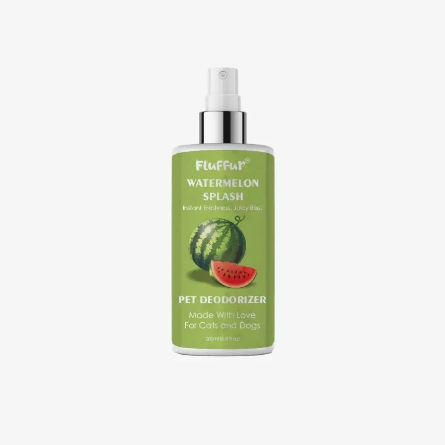 Fluffur Pet Deodorizing Spray for Cats &amp; Dogs – Watermelon Splash 200ml