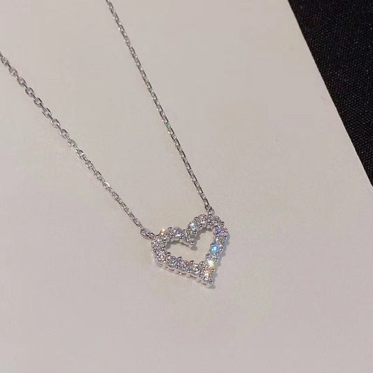 UNI-10638 - Silver Heart - Necklace