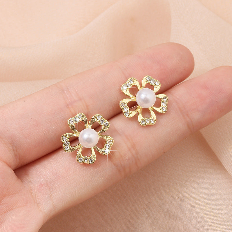 UNI-10315  - Flower Sparkle  - Earring