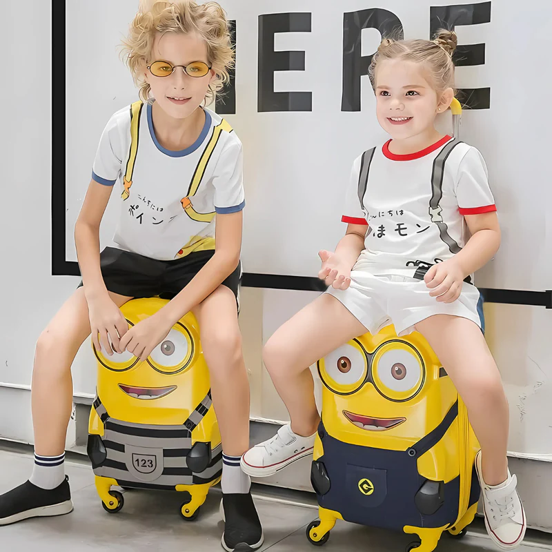 Minion Character Kids Hard Shell Suitcase - image 2