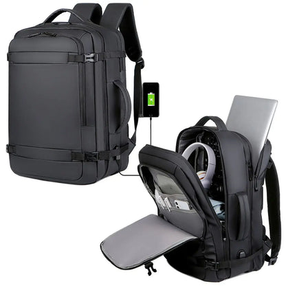 Smart Expandable Carry-On Backpack With USB Port - image 4