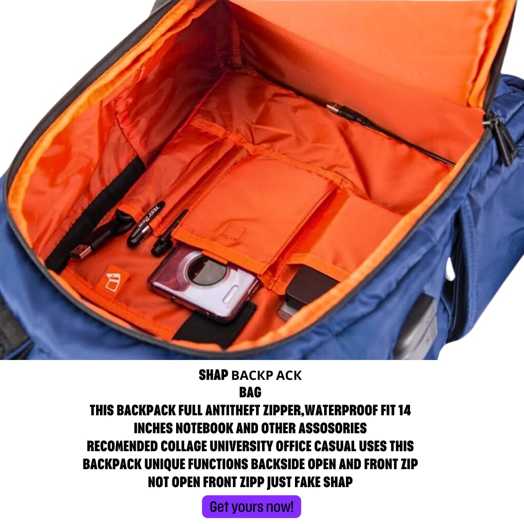 Shap Anti-Theft Backpack-14" Laptops - image 5