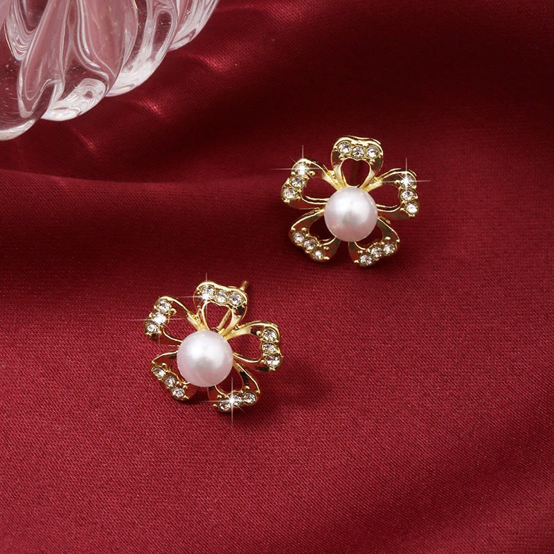 UNI-10315  - Flower Sparkle  - Earring