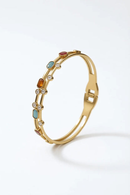 Imperial Contemporary Gold Plated Bracelet Kara