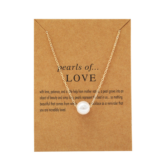 UNI-10634 - Pearls Of Love - Necklace