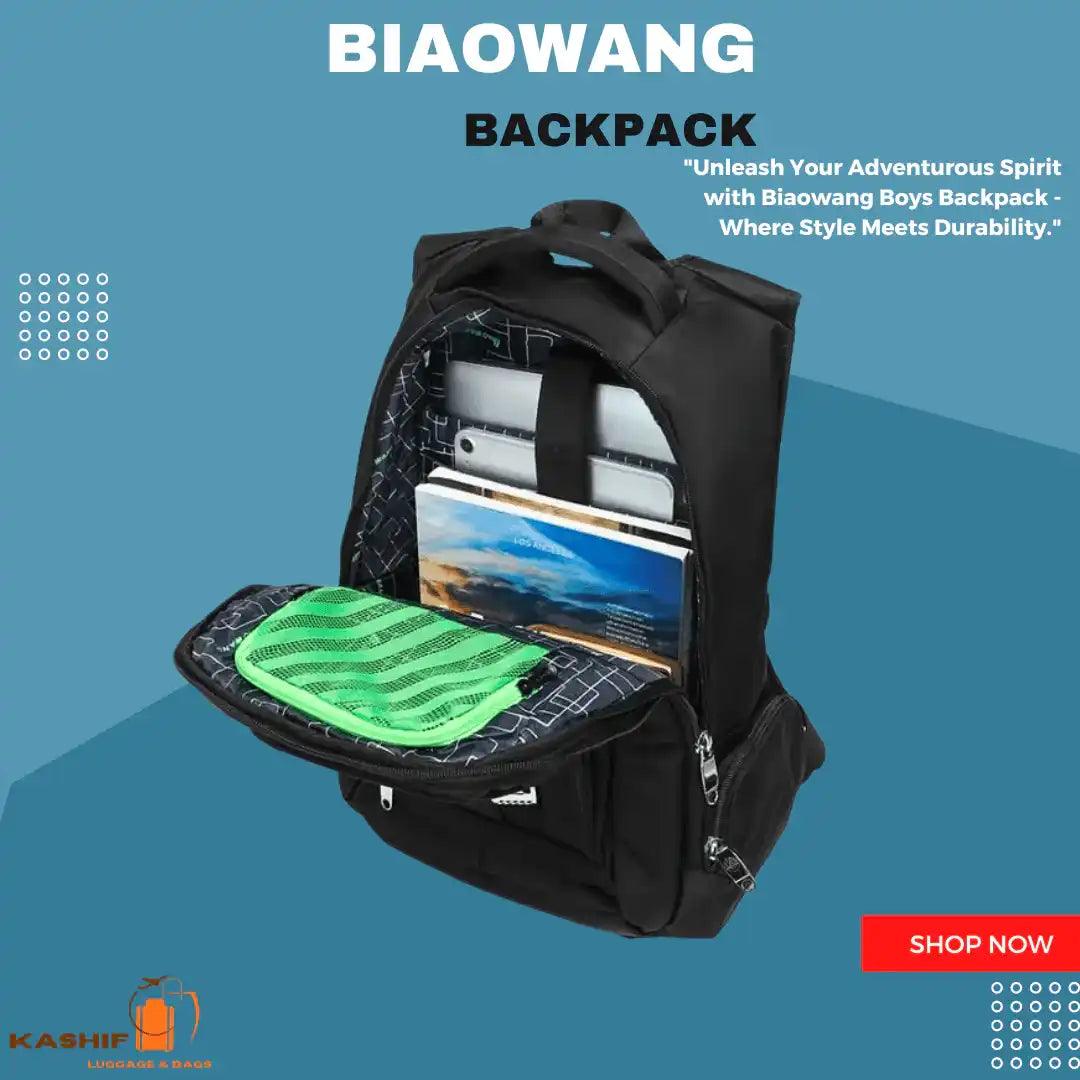 15.6″ Biaowang Padded Laptop Backpack-BG39 - image 4
