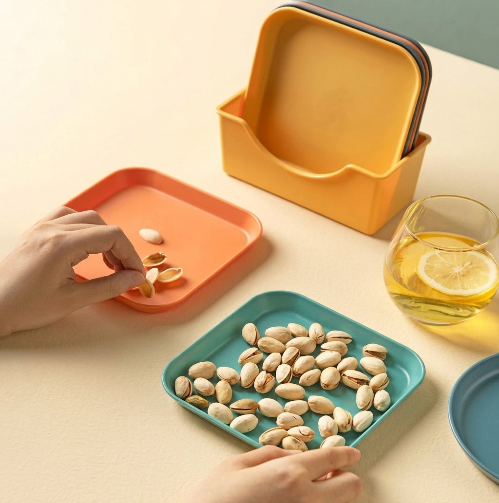 10 Pcs Creative Bone Dish Set with Storage Box