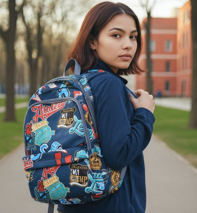 Street Art Graffiti Backpack for Teens Students - image 3