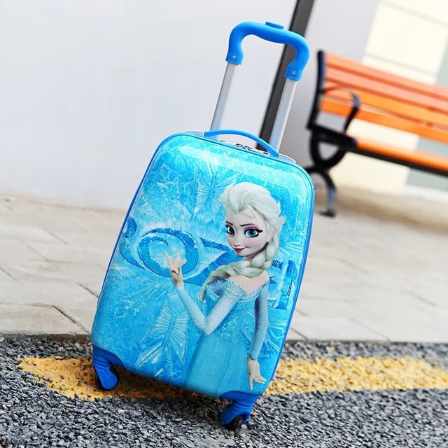 Kids Character Trolley Suitcase-Elsa - image 3