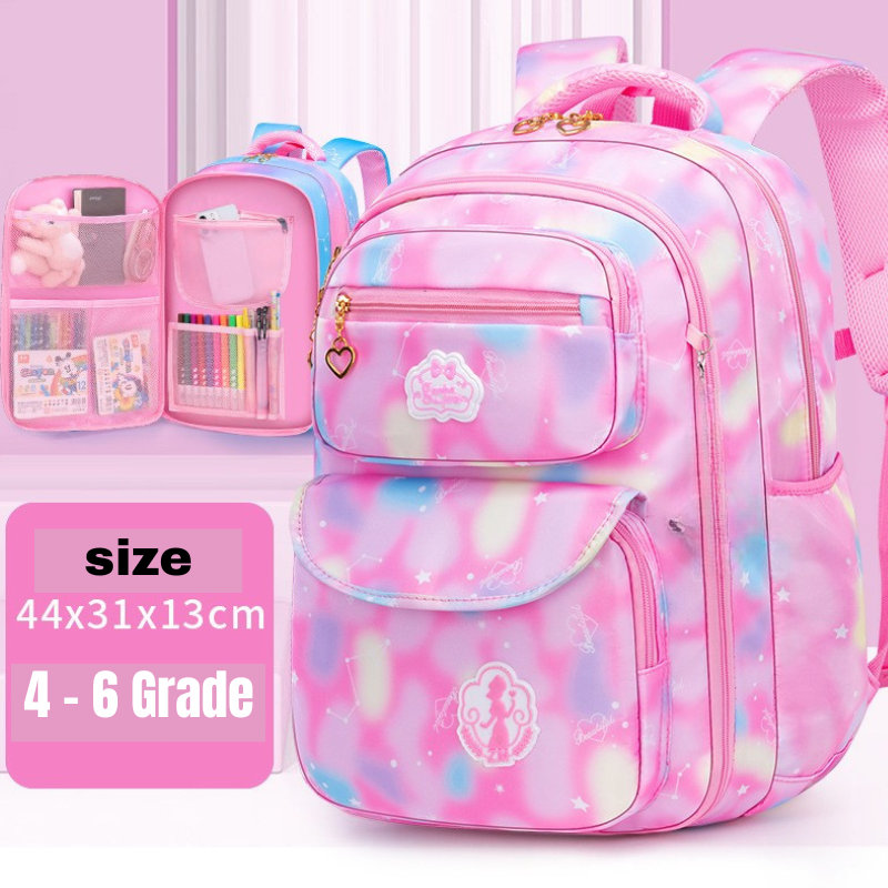 Gradient Pink Large School Bag 4 to 6 Grades - image 1