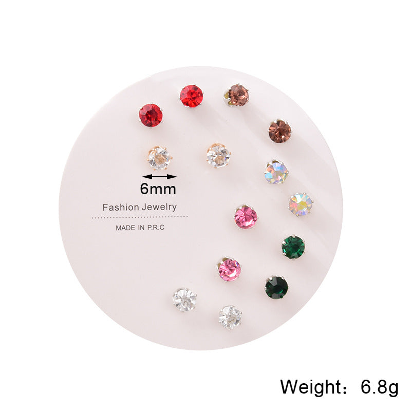 UNI-10733-740 - Blinky Mini - Ear Studs Set Of 7