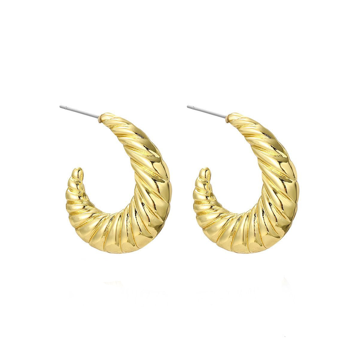 UNI- 11052 - Twisted Gold - Earring Style 1