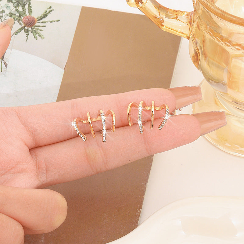 UNI-10327 - Faux Gold - Earring