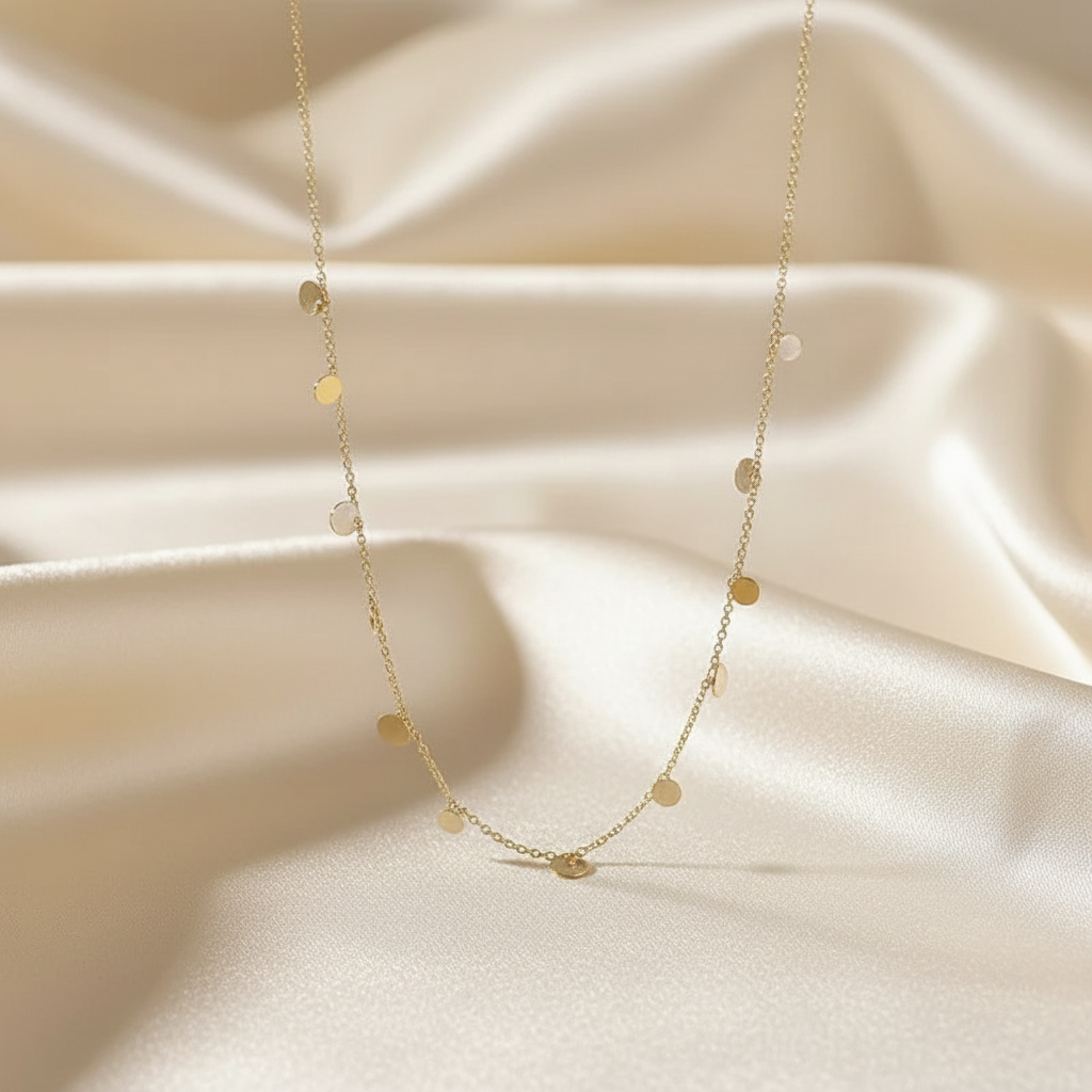 UNI-11979 - Circle Gold - Necklace