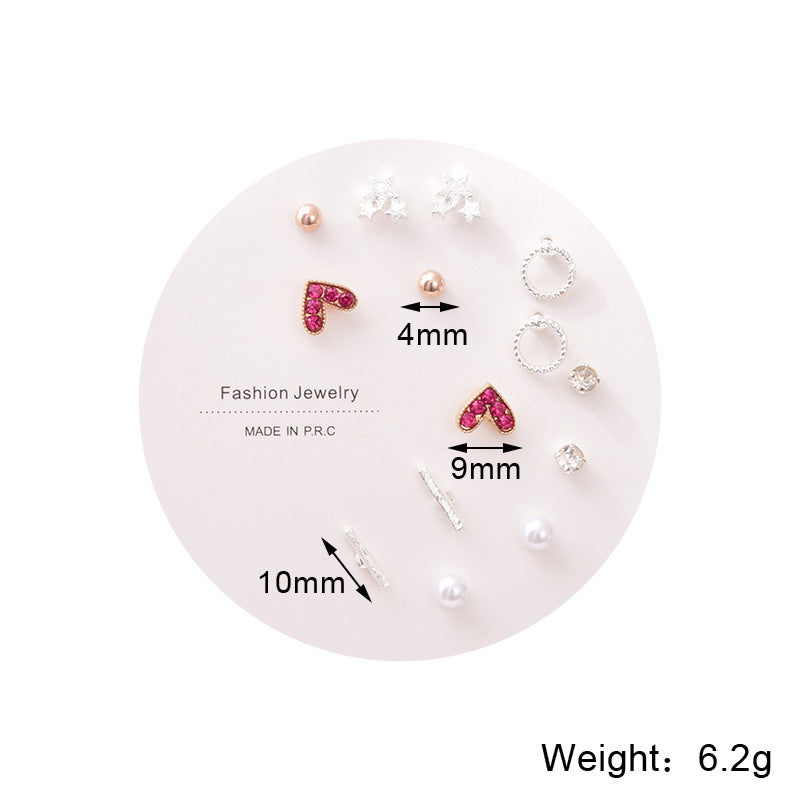 UNI-10733-740 - Blinky Mini - Ear Studs Set Of 7