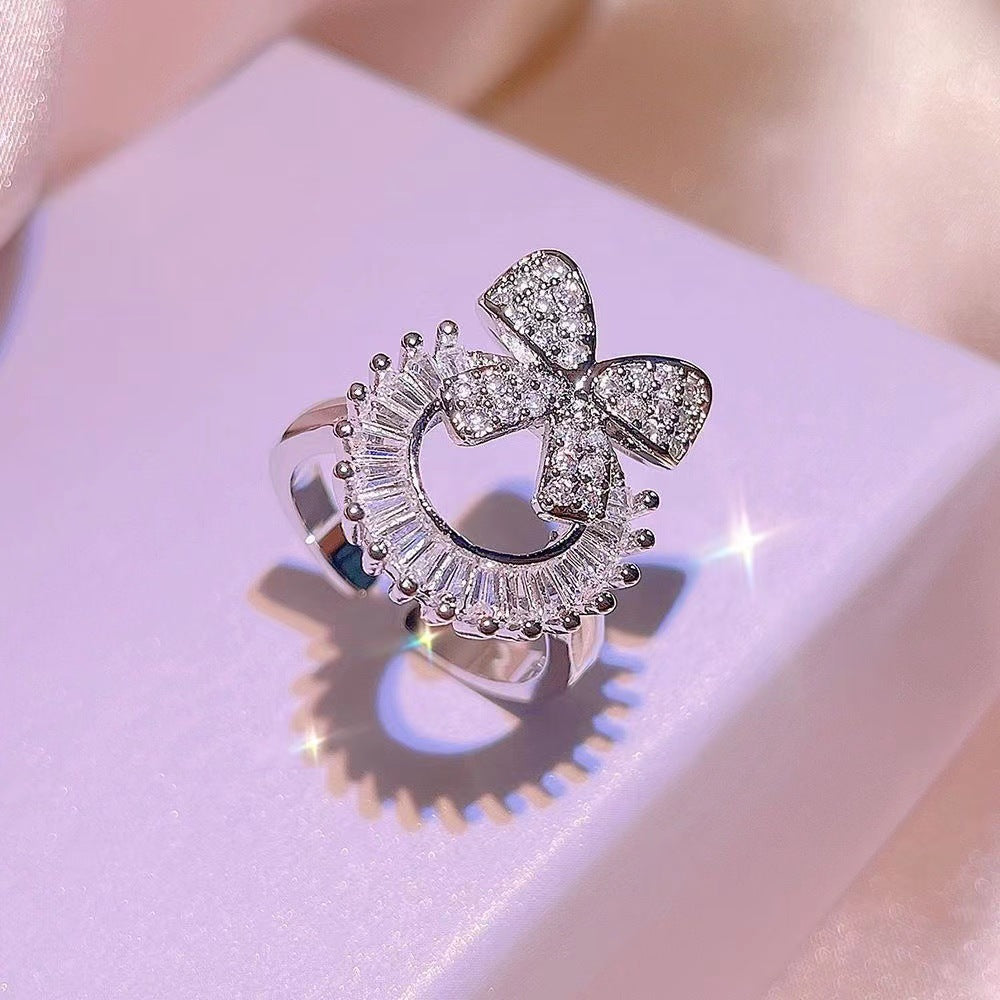 UNI-11037 - Flash Diamond Bow - Jewelry Set