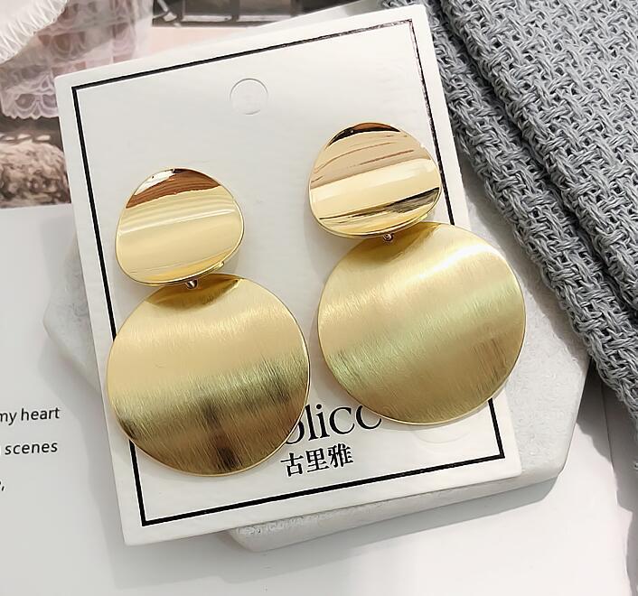 UNI-10415 - Glam Foiled Gold  - Earring