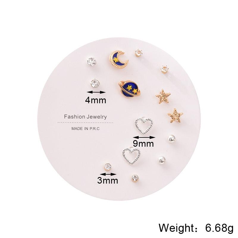 UNI-10733-740 - Blinky Mini - Ear Studs Set Of 7