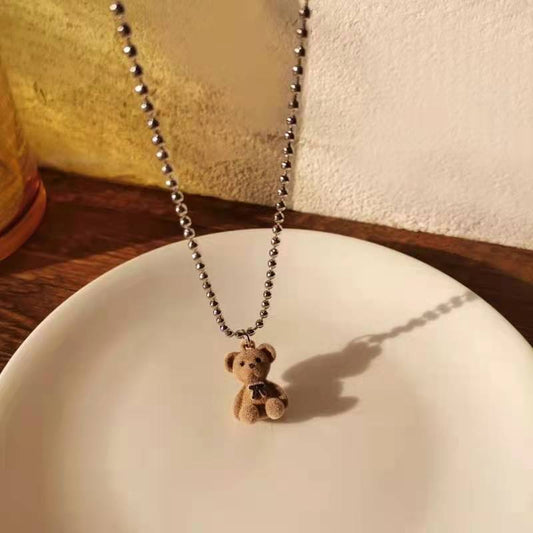 UNI-11797 - Brown Bear - Necklace