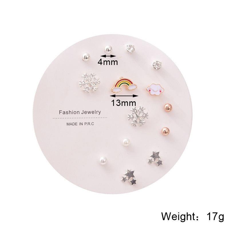 UNI-10733-740 - Blinky Mini - Ear Studs Set Of 7