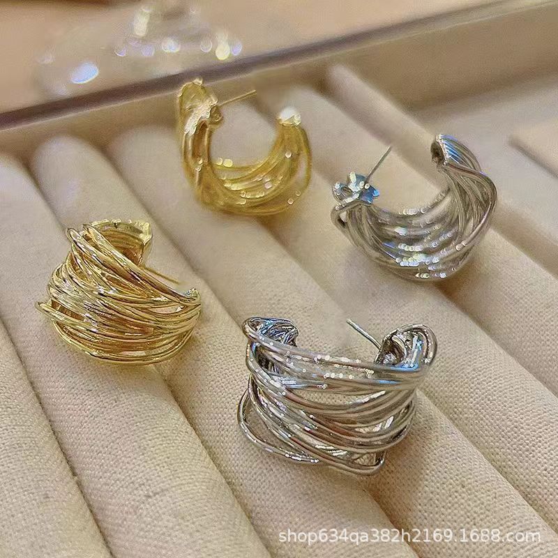 UNI- 11049- Gold Hoops - Earring
