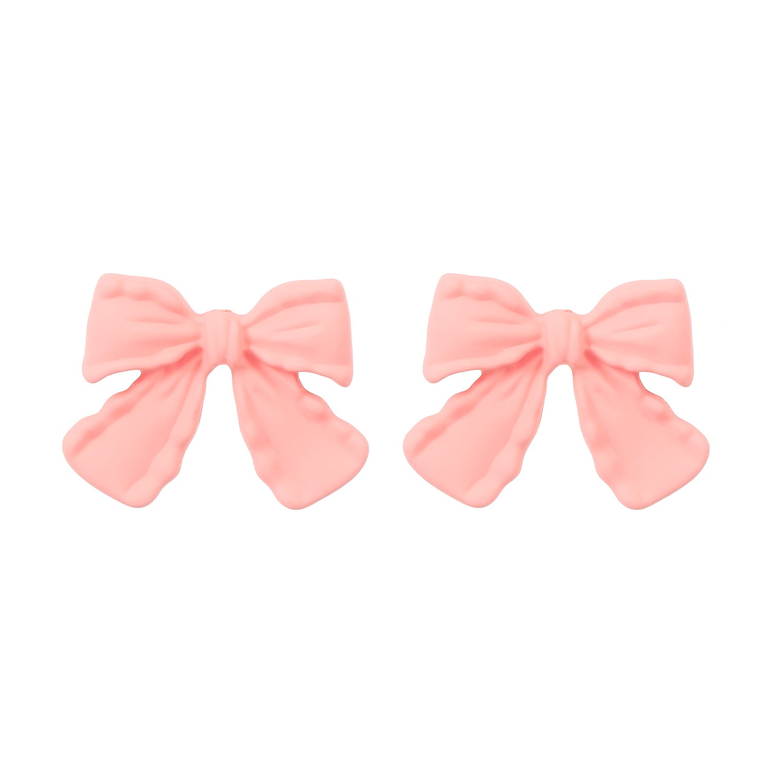 UNI-10975 - Pink Bow  - Earring