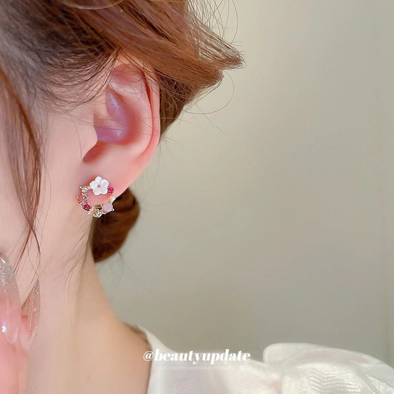 UNI-12141 -  Wreath Flower  - Earring