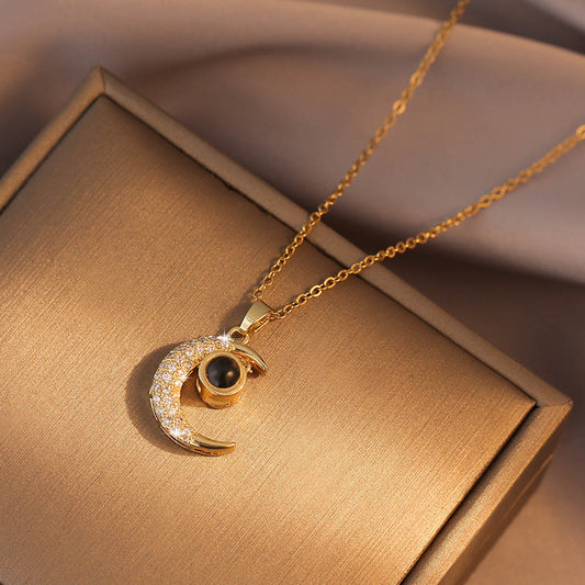 UNI-11032 - Gold Moon - Necklace Style 2