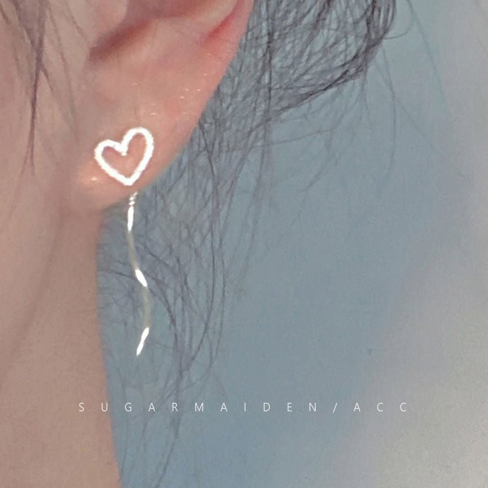 UNI-11902- Dangling Heart  - Earring