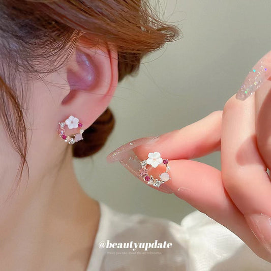 UNI-12141 -  Wreath Flower  - Earring