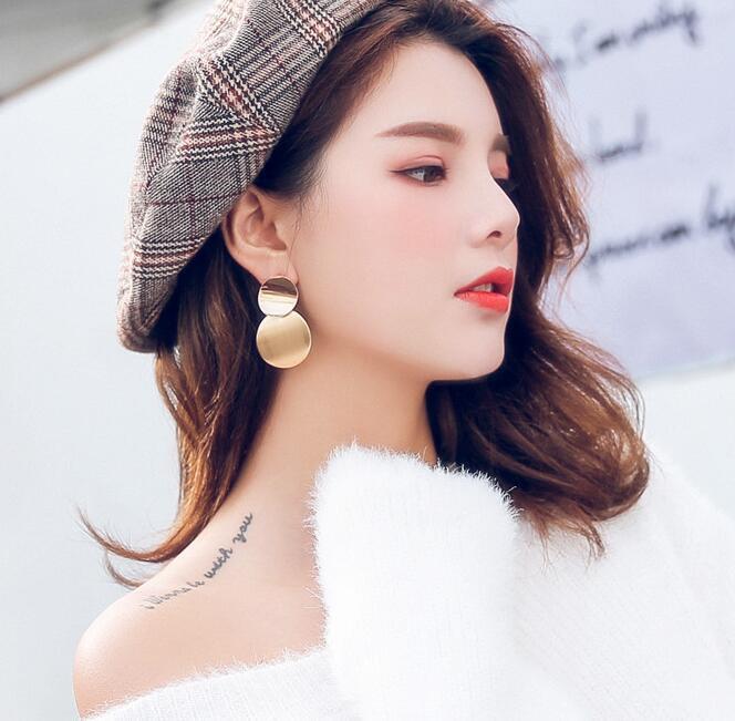 UNI-10415 - Glam Foiled Gold  - Earring
