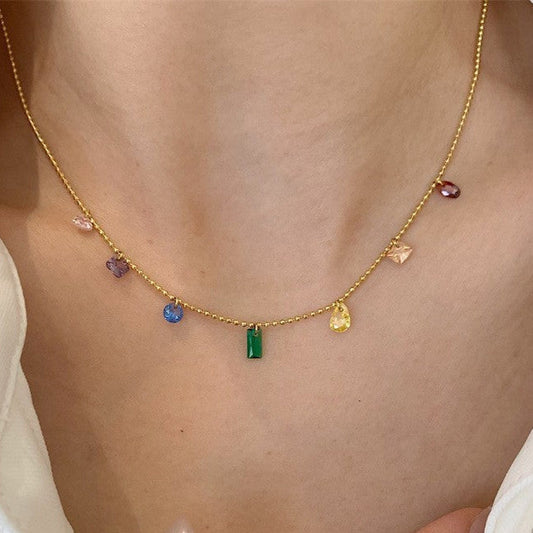 SS-11512 - Multi Gem - Necklace