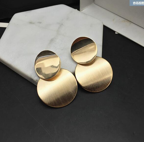 UNI-10415 - Glam Foiled Gold  - Earring
