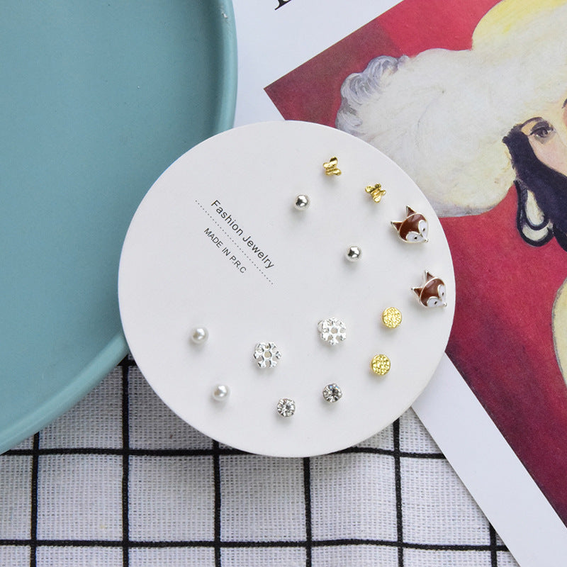 UNI-10733-740 - Blinky Mini - Ear Studs Set Of 7