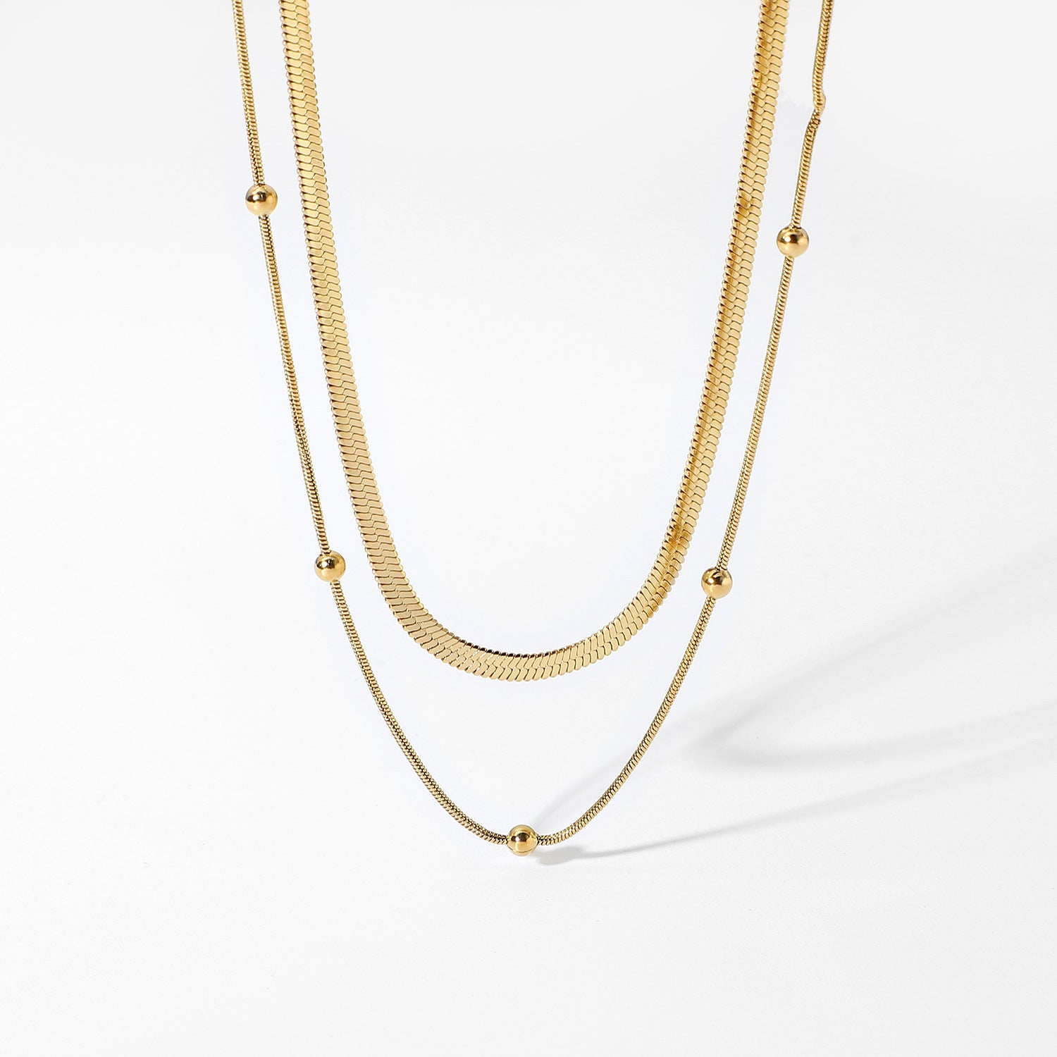 SS-11516-17 - Premium Double Layer Necklace