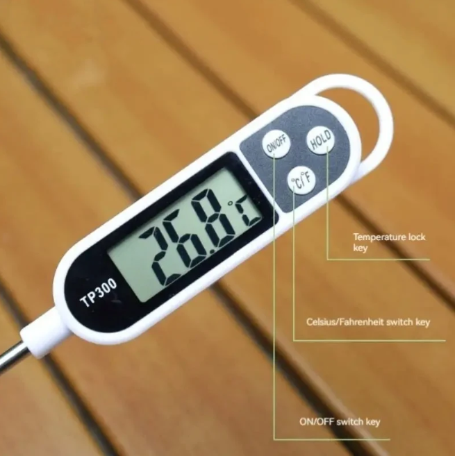 Digital Precision Thermometer with LCD Display