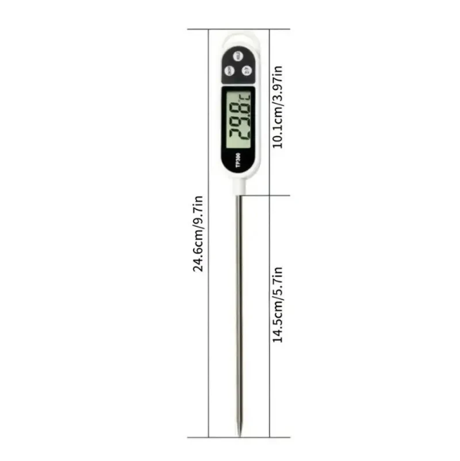 Digital Precision Thermometer with LCD Display