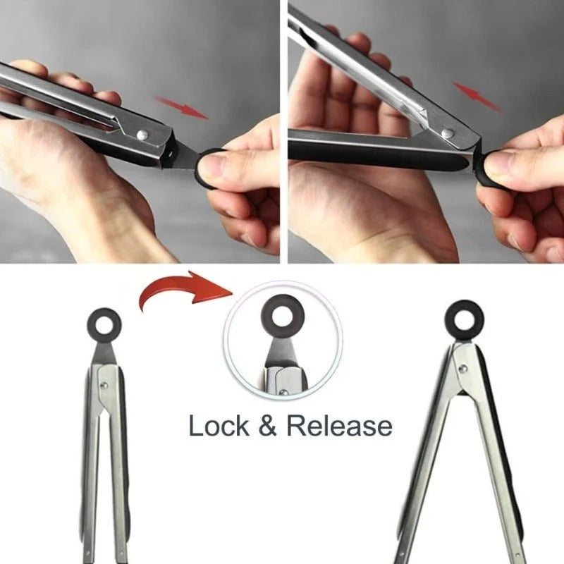 Heat-Resistant Tongs Ultimate Kitchen Companion