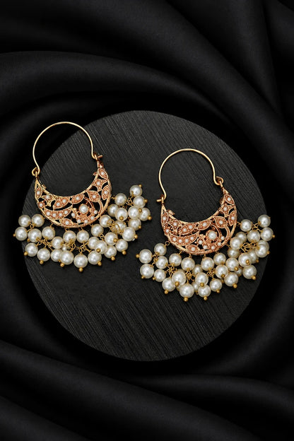 Manjus Navratan Small Chand Bali Earrings