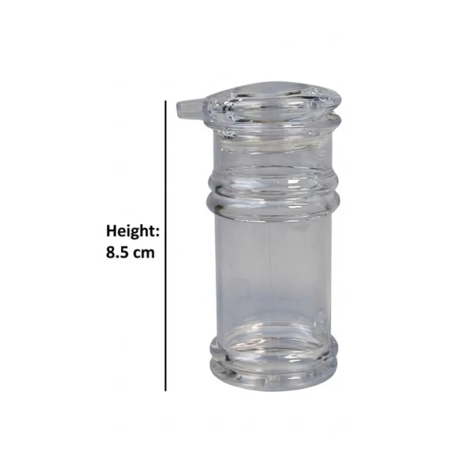 Acrylic Salt &amp; Pepper Shaker Transparent Spice Dispenser