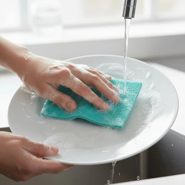 Pack of 5 Cellulose Highly Absorbent Cleaning Sponge