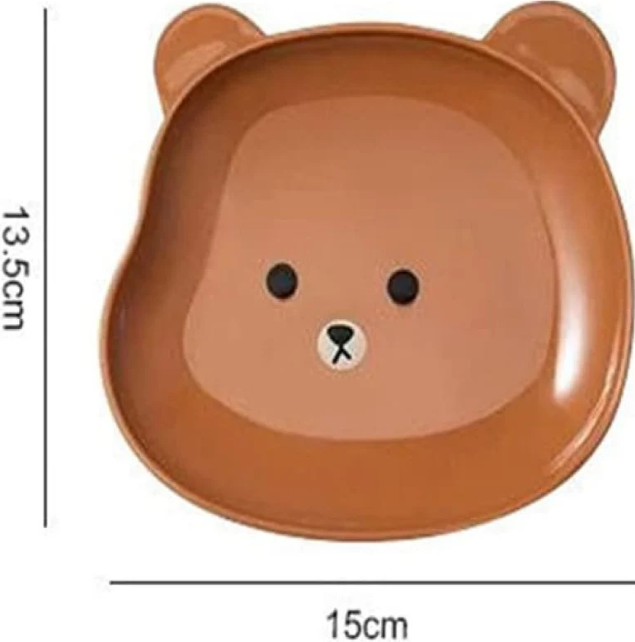 8 pcs Bear Plates Set For Kids Serving