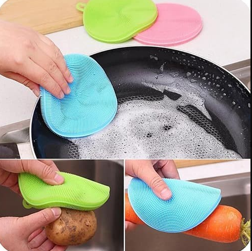 Silicone Dish and Vegetable Scrubber