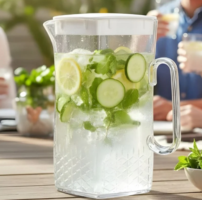 Limon 3 Liters Square Acrylic Jug Pitcher