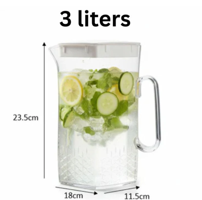Limon 3 Liters Square Acrylic Jug Pitcher