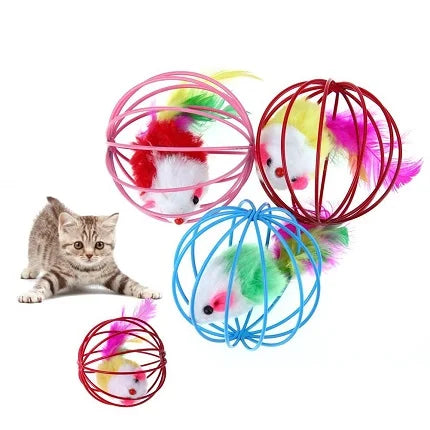 Cat Ball Toy Mouse Cage