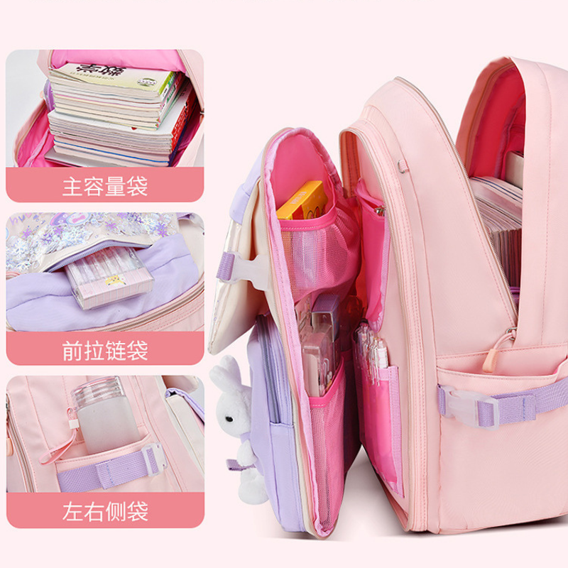 Bunny Backpack for School Girl - Grade 1 to 3 - image 3
