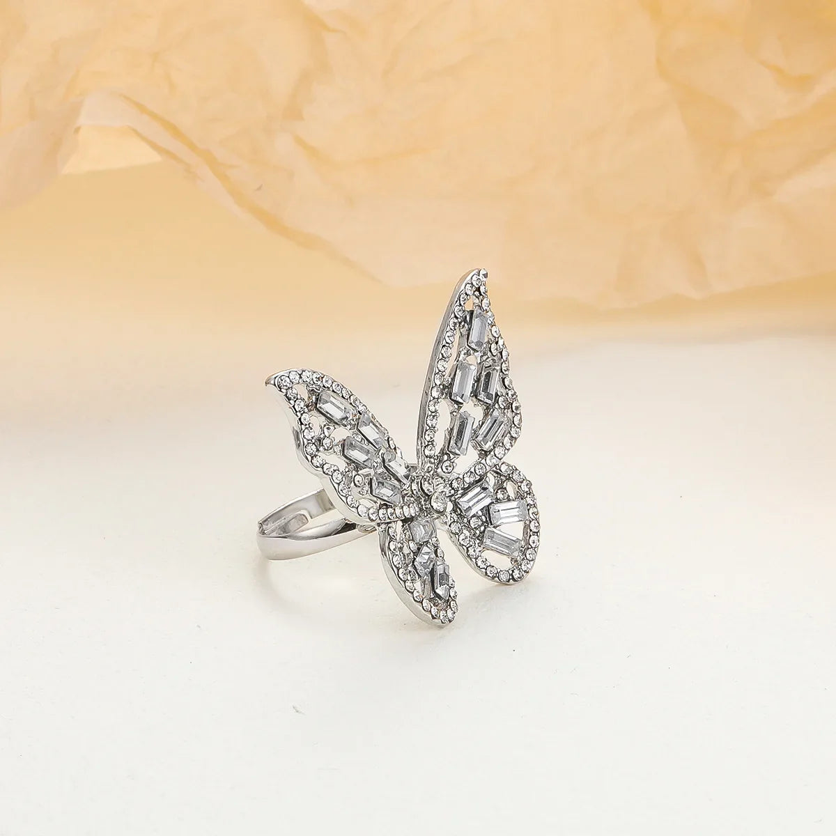 UNI-10166-8 - Diamond Butterfly  - Ring